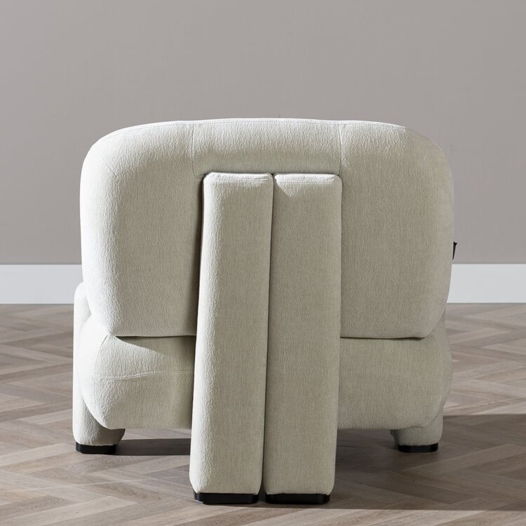 Scandinavische fauteuil Louise chenille mintgroen