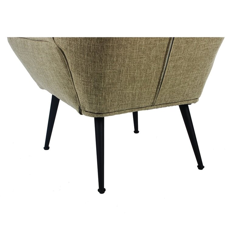 Fauteuil City linnen olijfgroen