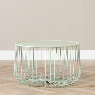 Salontafel Senna metaal lichtgroen