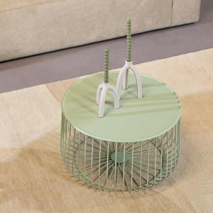 Salontafel Senna metaal lichtgroen