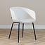 Scandinavische eetkamerstoel Ole off white gerecyclede stof