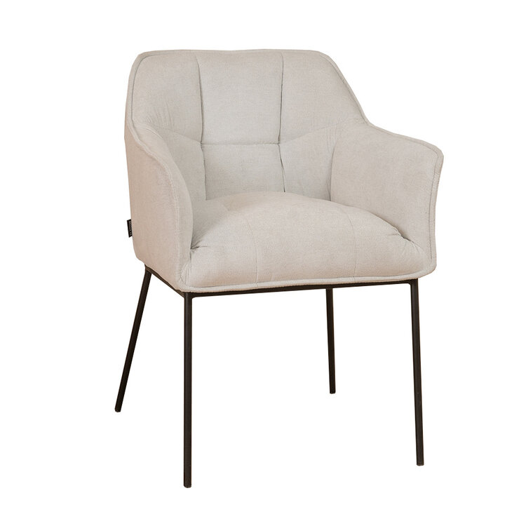 Scandinavische eetkamerstoel Jens off white