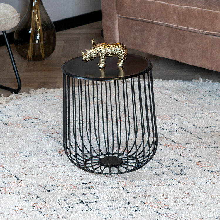 Salontafel Tygo zwart metaal