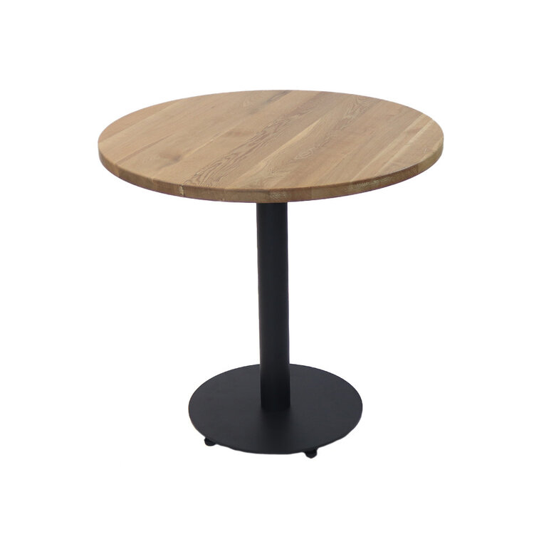 Bistrotafel Sven eikenhout Ø80 cm