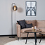 Vloerlamp Ebba 1-lichts Smoke