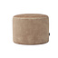 Velvet poef Beau taupe