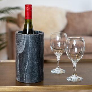 Wijnkoeler marmer Bris zwart