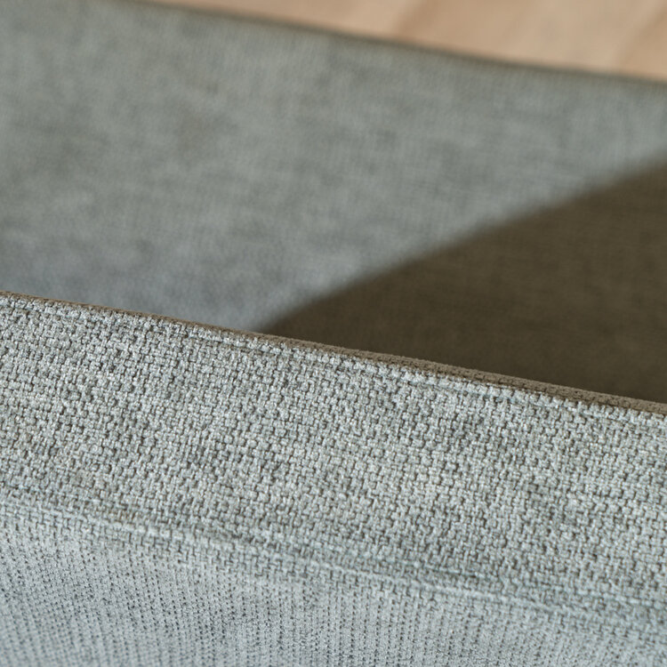 Scandinavische eetkamerbank Espen groen gerecyclede stof 190 cm