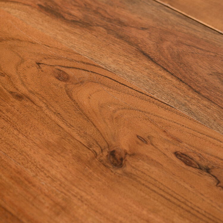 Eetkamertafel boomstam Richy acaciahout verstelbare tafelpoten 180 x 90 cm