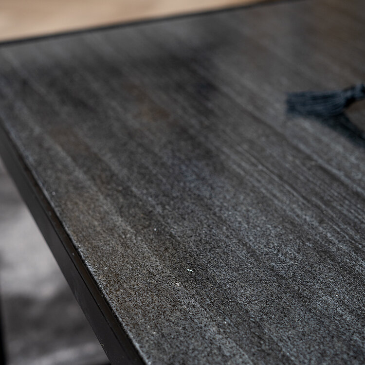 Salontafel marmer Rico 70 x 70 cm zwart