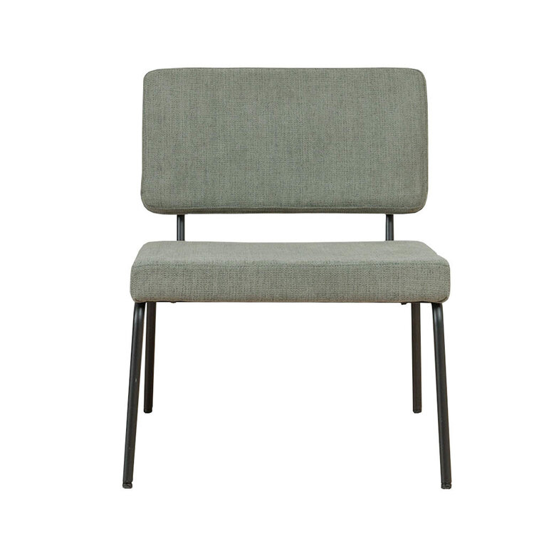 Scandinavische fauteuil Espen groen gerecyclede stof