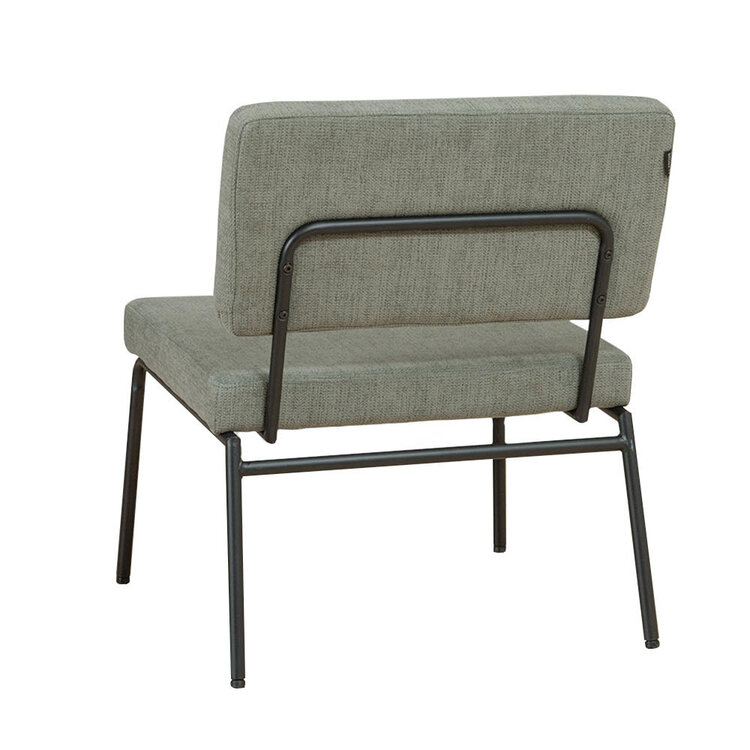 Scandinavische fauteuil Espen groen gerecyclede stof