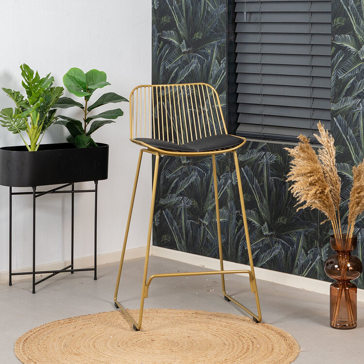 Design barkruk Jenny goud 67 cm