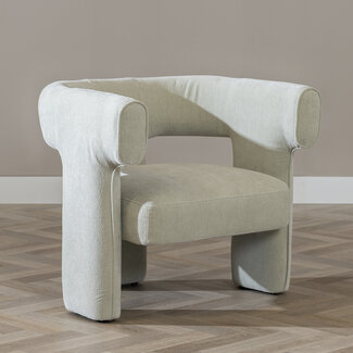 Scandinavische fauteuil Bibi chenille mintgroen