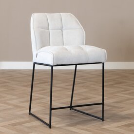 Scandinavische barkruk Jelle off white 70 cm