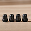 Vloerbeschermer set (voor 4 poten) zwart Ø14-19 mm