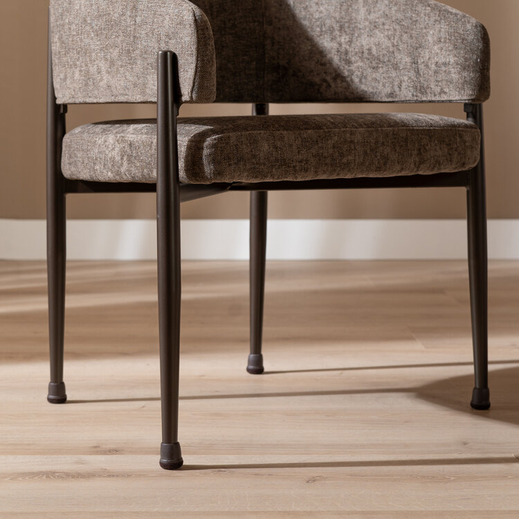 Vloerbeschermer set (voor 4 poten) bruin Ø19-25 mm