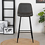 Industriële barkruk Susan antraciet 72 cm