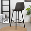 Industriële barkruk Susan antraciet 72 cm