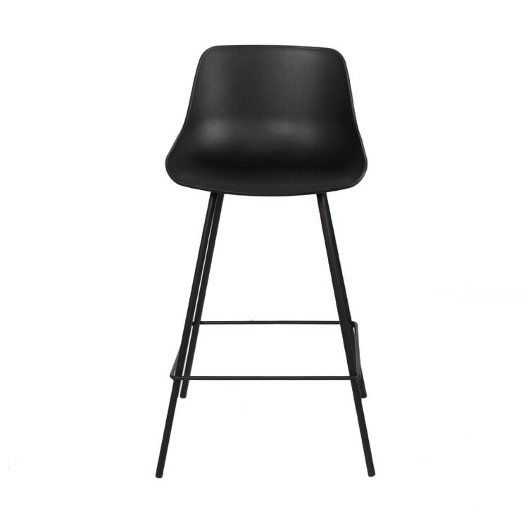 Scandinavische barkruk Dani zwart 65 cm