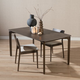 Eettafel Cala walnoot 160 x 90 cm