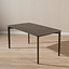 Scandinavische eettafel Cala walnoot 160 x 90 cm
