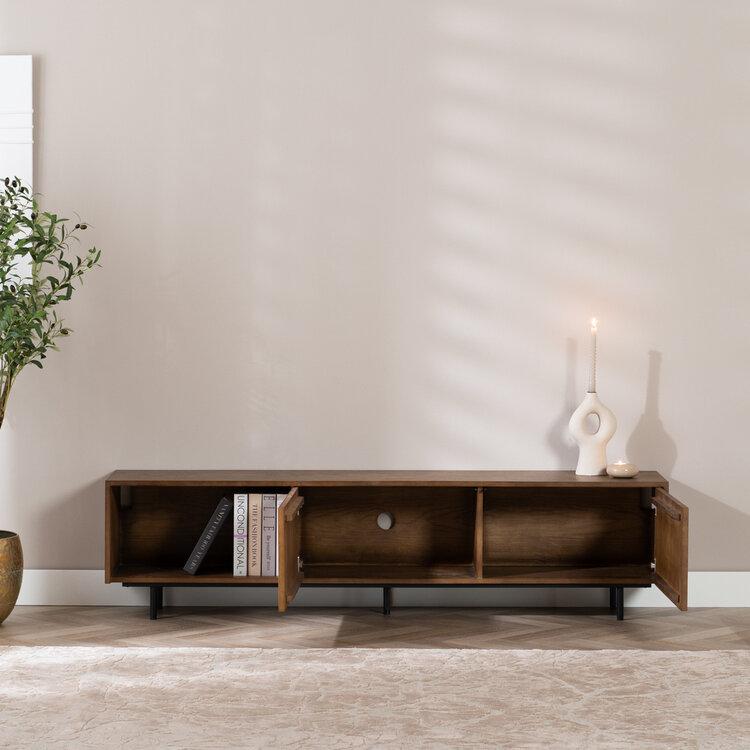 Tv-meubel Ray rustiek eiken 180 cm