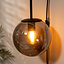 Wandlamp Else 1-lichts Smoke
