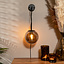 Wandlamp Else 1-lichts Smoke