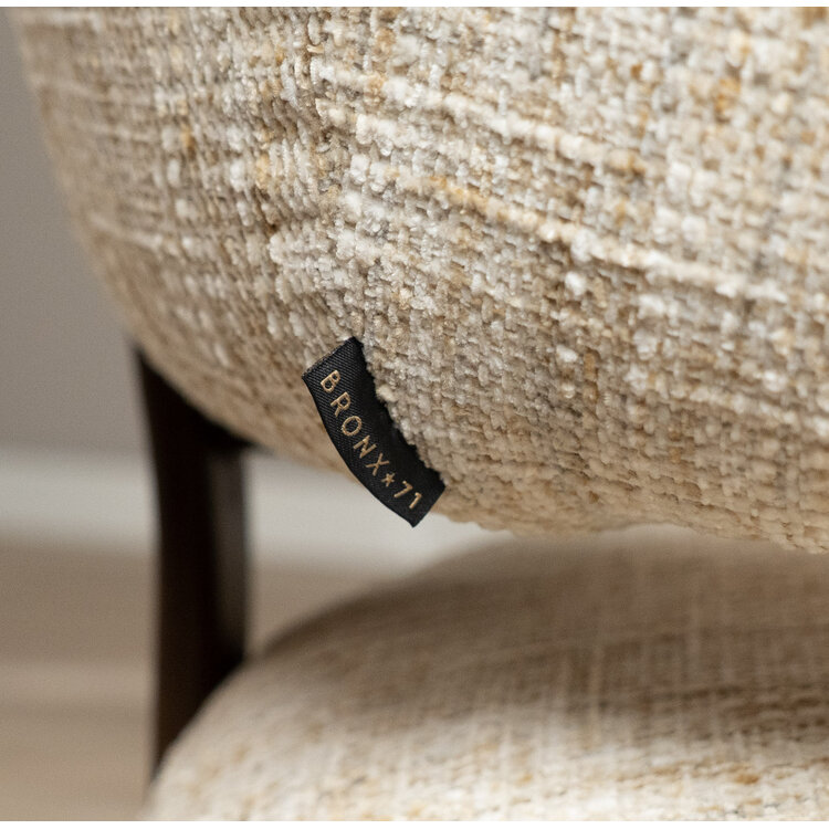 Fauteuil Grace chenille beige