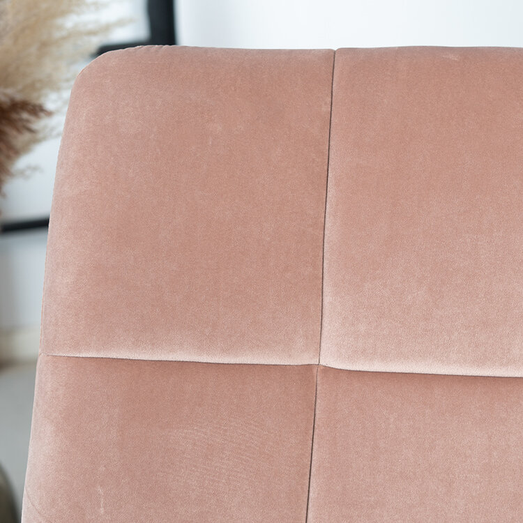 Velvet fauteuil Eevi roze
