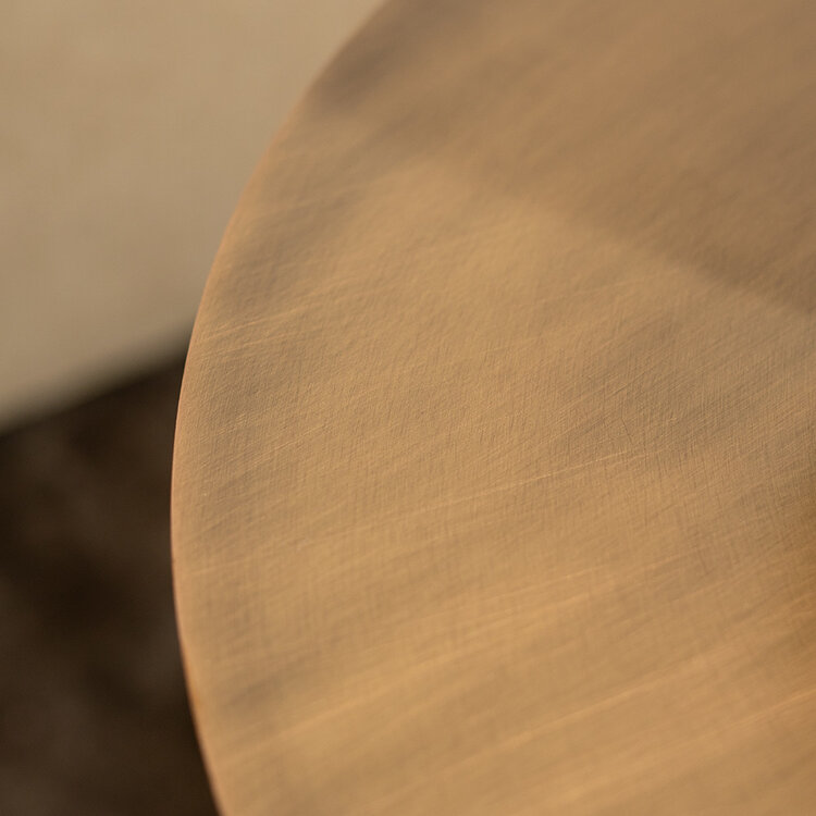 Bijzettafel goud rond Zola 44 cm hoog