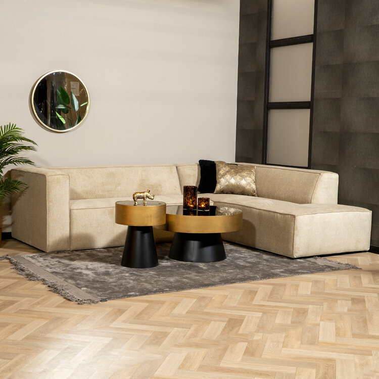 Salontafel goud Milena groot 40 cm hoog