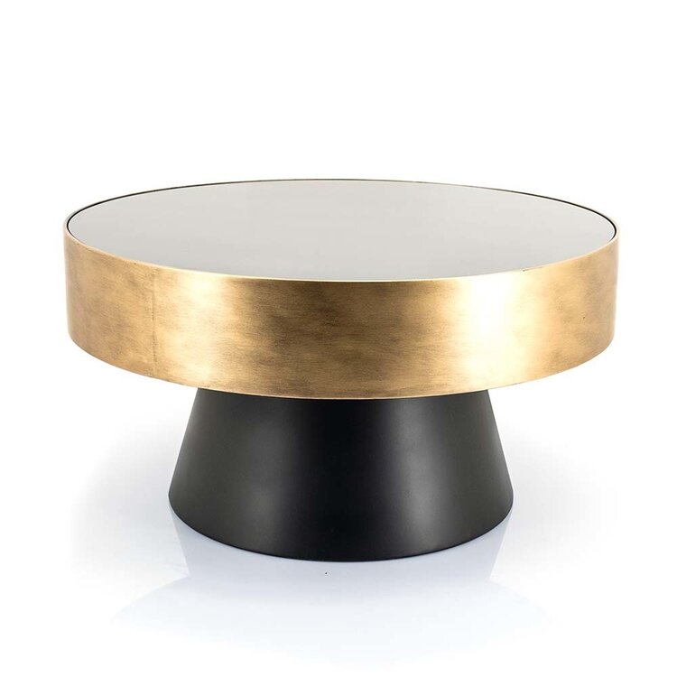 Salontafel goud Milena groot 40 cm hoog