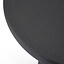 Design salontafel rond Melo zwart metaal 41 cm hoog