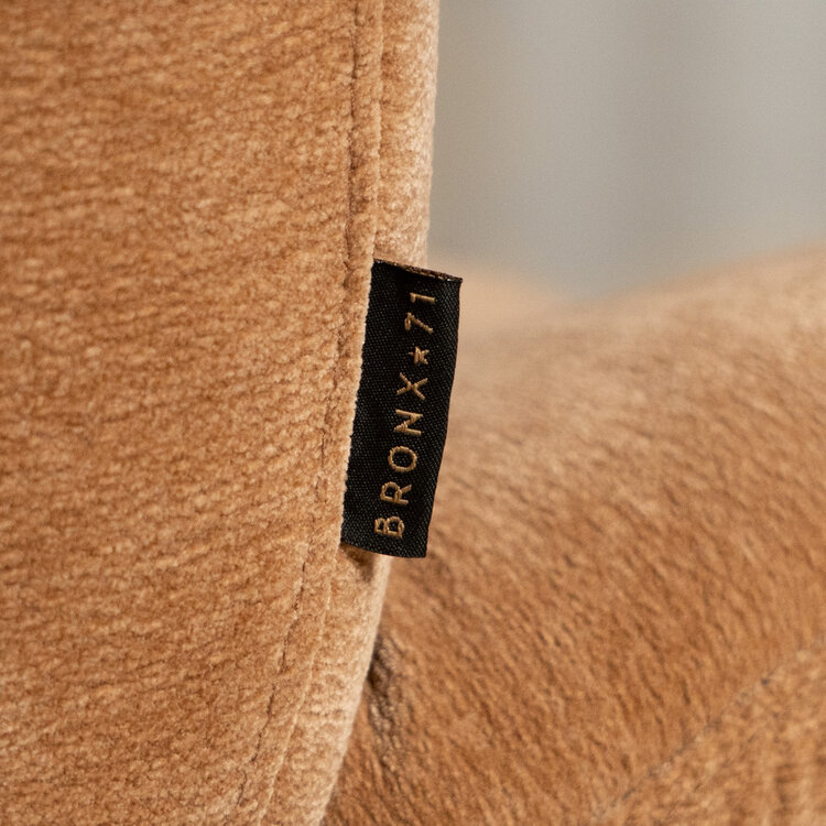 Draaifauteuil Lise chenille terracotta