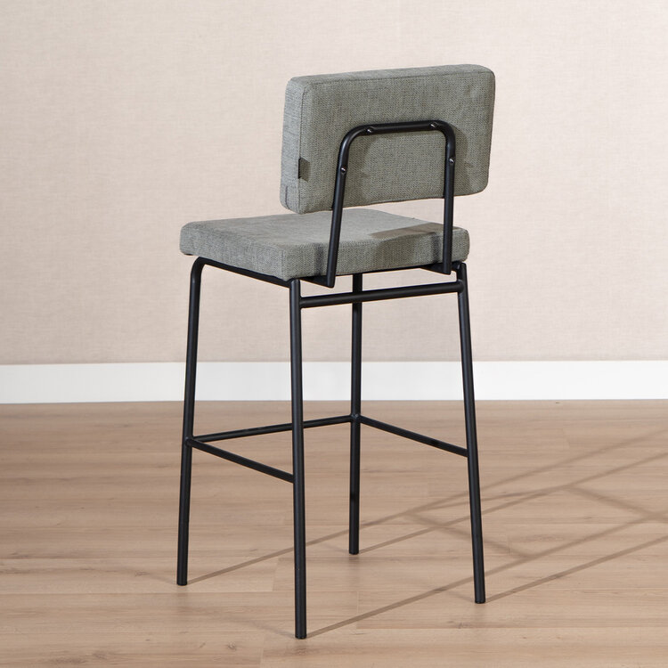 Scandinavische barkruk Espen groen gerecyclede stof 64-77 cm