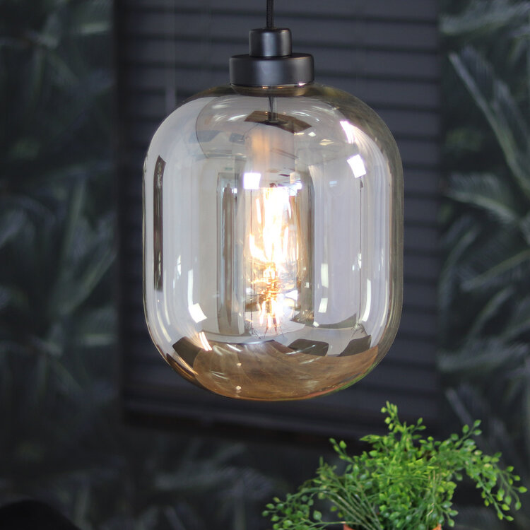 Hanglamp Amber 30 cm 1-lichts glas met 1 LED lichtbron