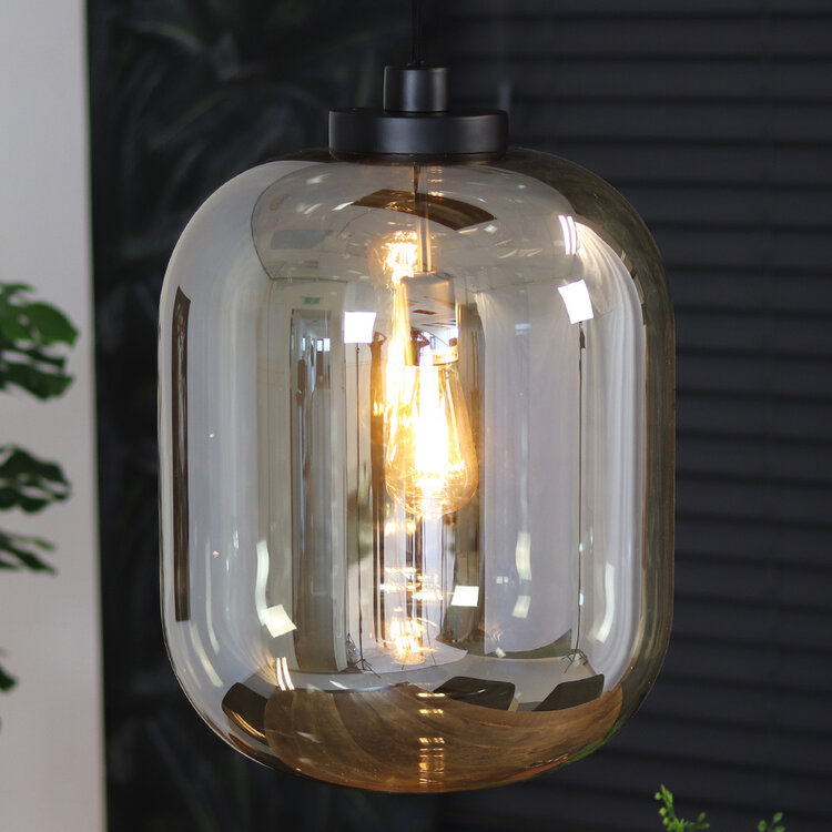 Hanglamp Amber 45 cm 1-lichts glas met 1 LED lichtbron