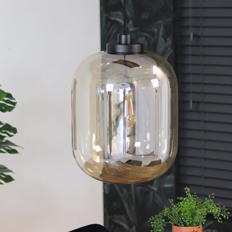 Hanglamp Amber 45 cm 1-lichts glas met 1 LED lichtbron