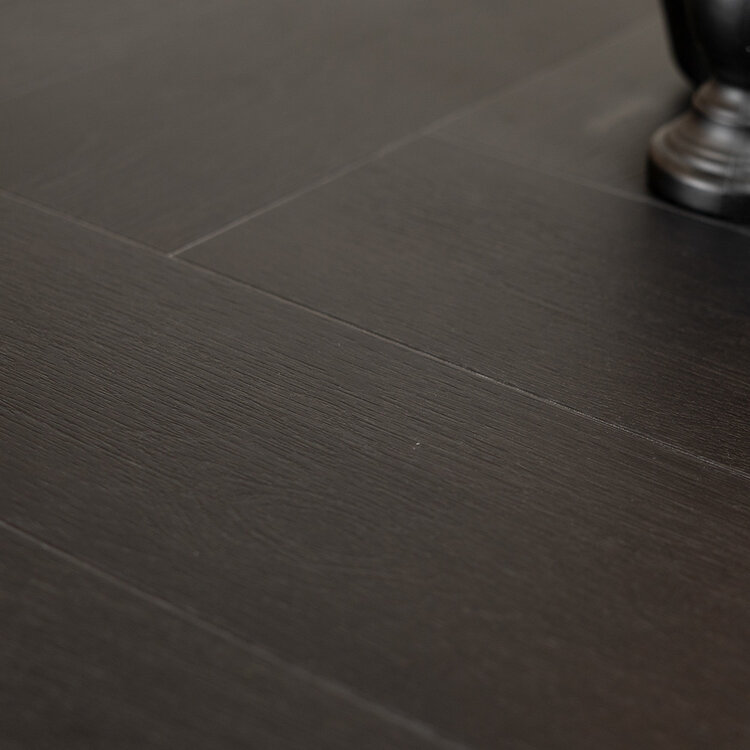 Visgraat eettafel zwart ovaal Ilva PVC 240 x 110 cm