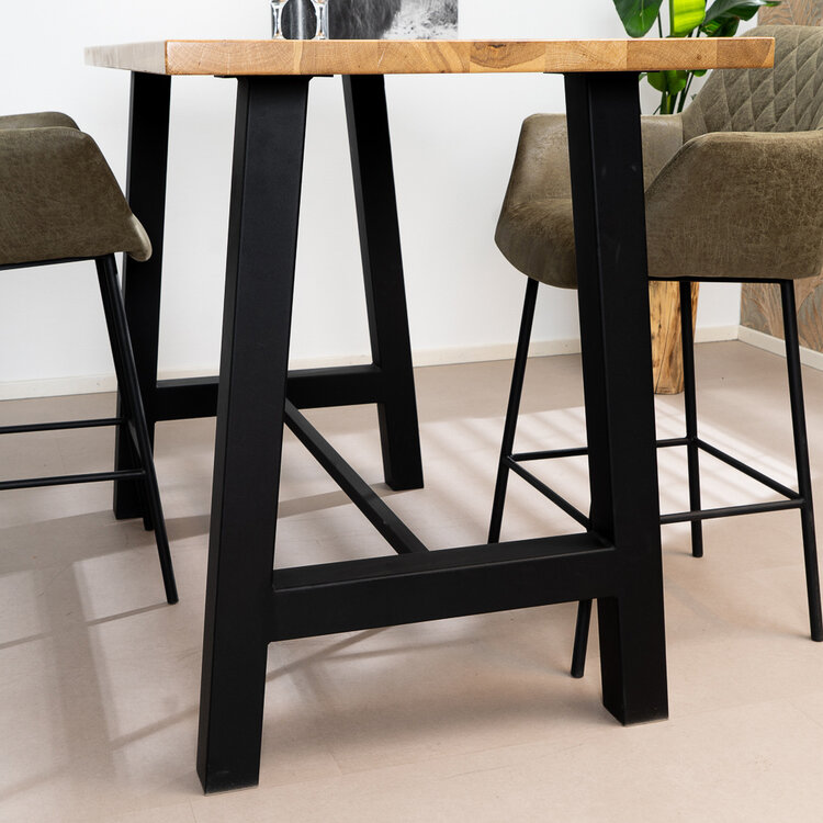 Bartafel Lena eikenhout 160 x 80 x 106 cm