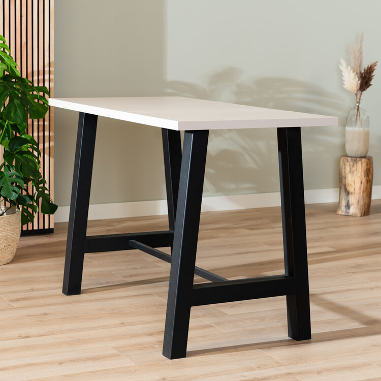 Bartafel Disa melamine beige 160 x 80 x 109 cm