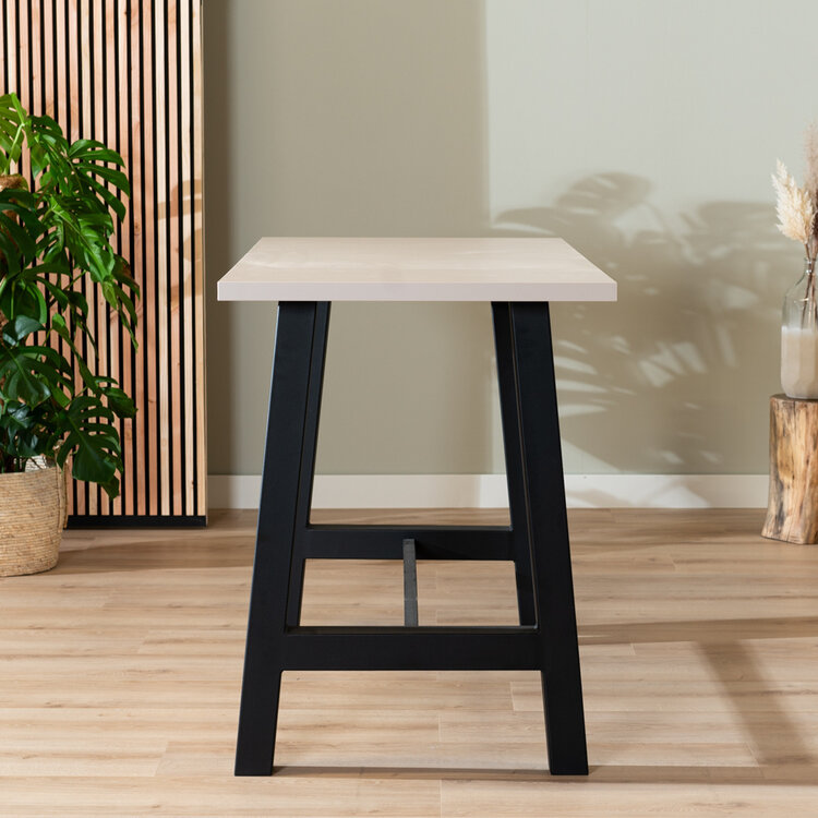 Bartafel Disa melamine beige 160 x 80 x 109 cm