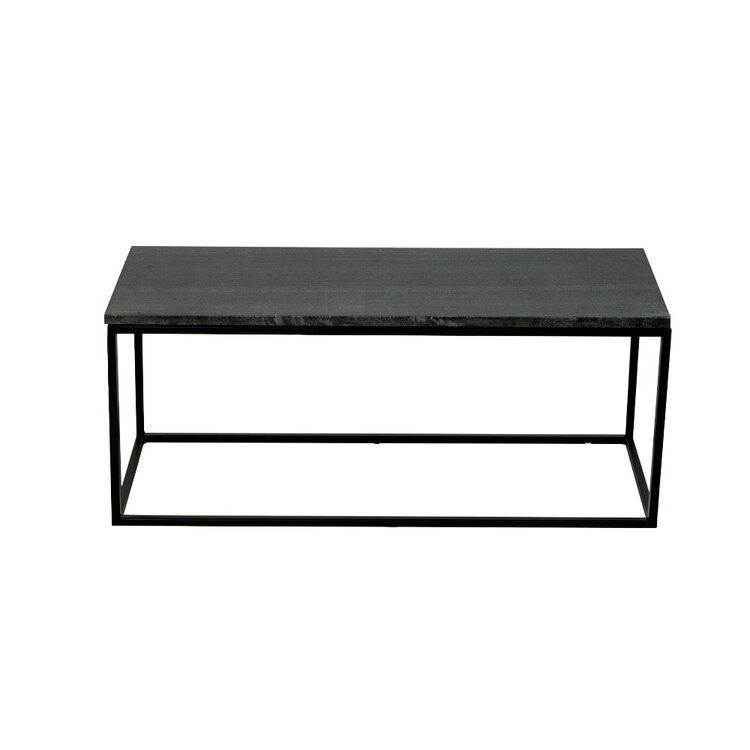 Salontafel marmer Rico 94 x 38 cm zwart