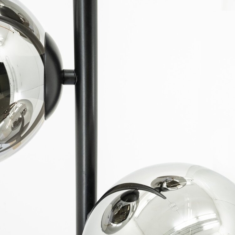 Tafellamp zwart Loki 2-lichts