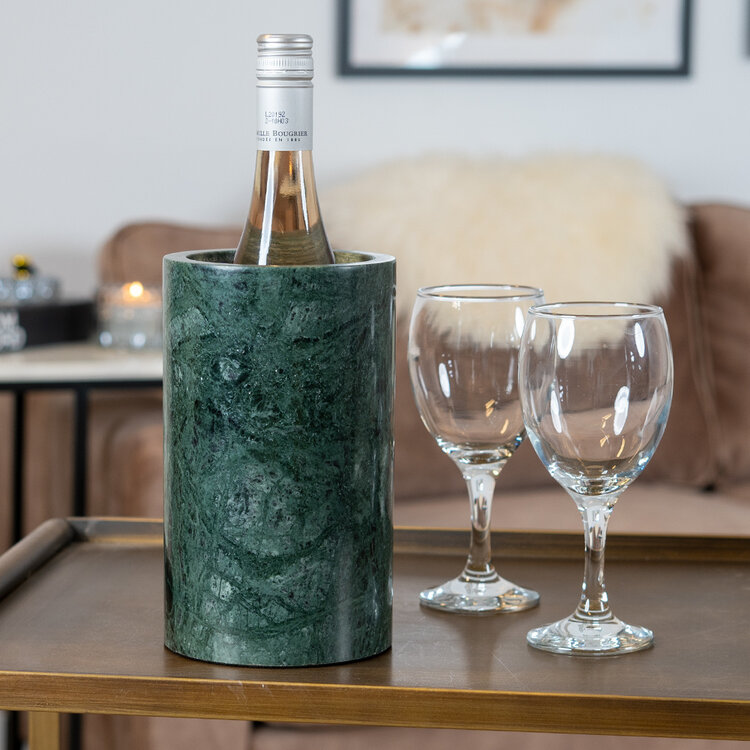 Wijnkoeler marmer Bris groen