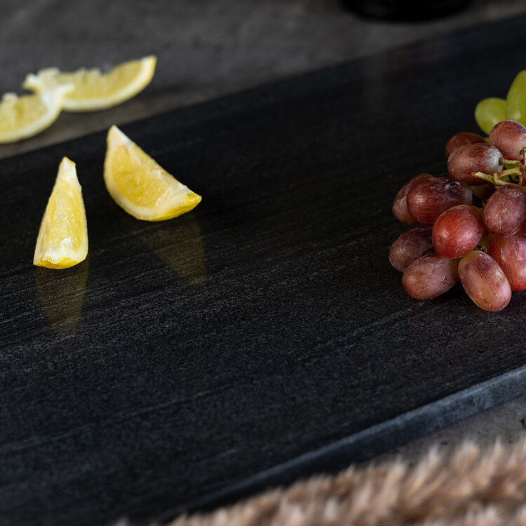 Marmeren serveerplank Fauve rechthoek 30 x 50 cm groen