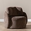 Fauteuil Cali chenille bruin