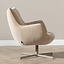 Fauteuil Stella draaibaar velvet taupe